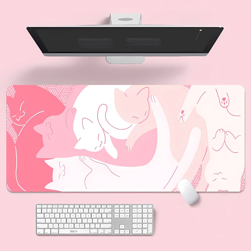 Gaming Accessories Very - Alfombrilla de ratón grande Kawaii Pink