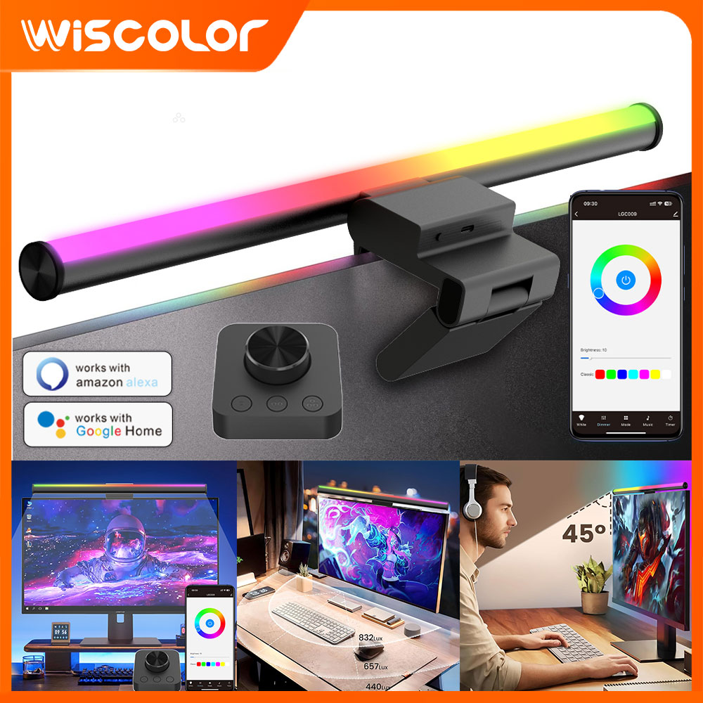 Gaming Accessories Monitor - Lámpara Colgante para Pantalla, Barra de