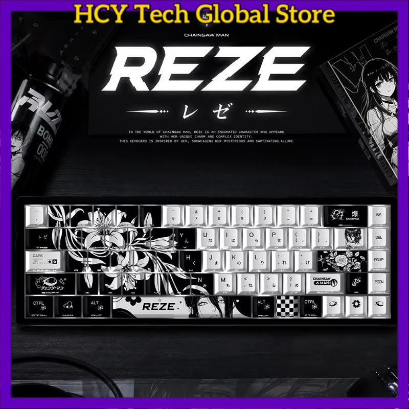 Gaming Accessories Gifts For Men - HCY Reze 5.0 - Teclas de