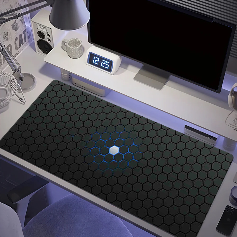 Gaming Accessories For Desk - Alfombrilla de ratón grande hexagonal para