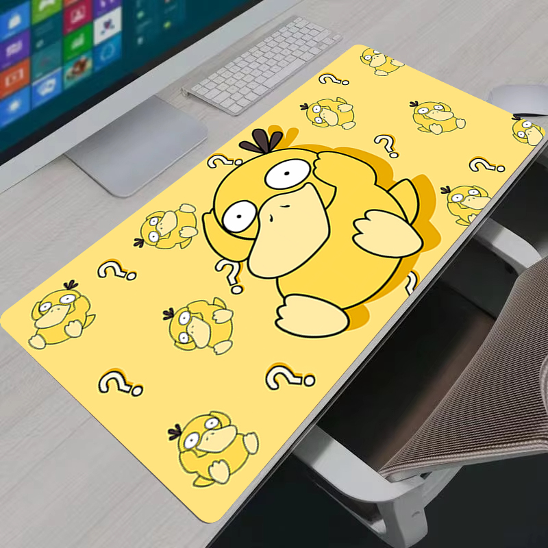 Gaming Accessories For Desk - Alfombrilla de ratón Anime P-Pokemon Psyduck
