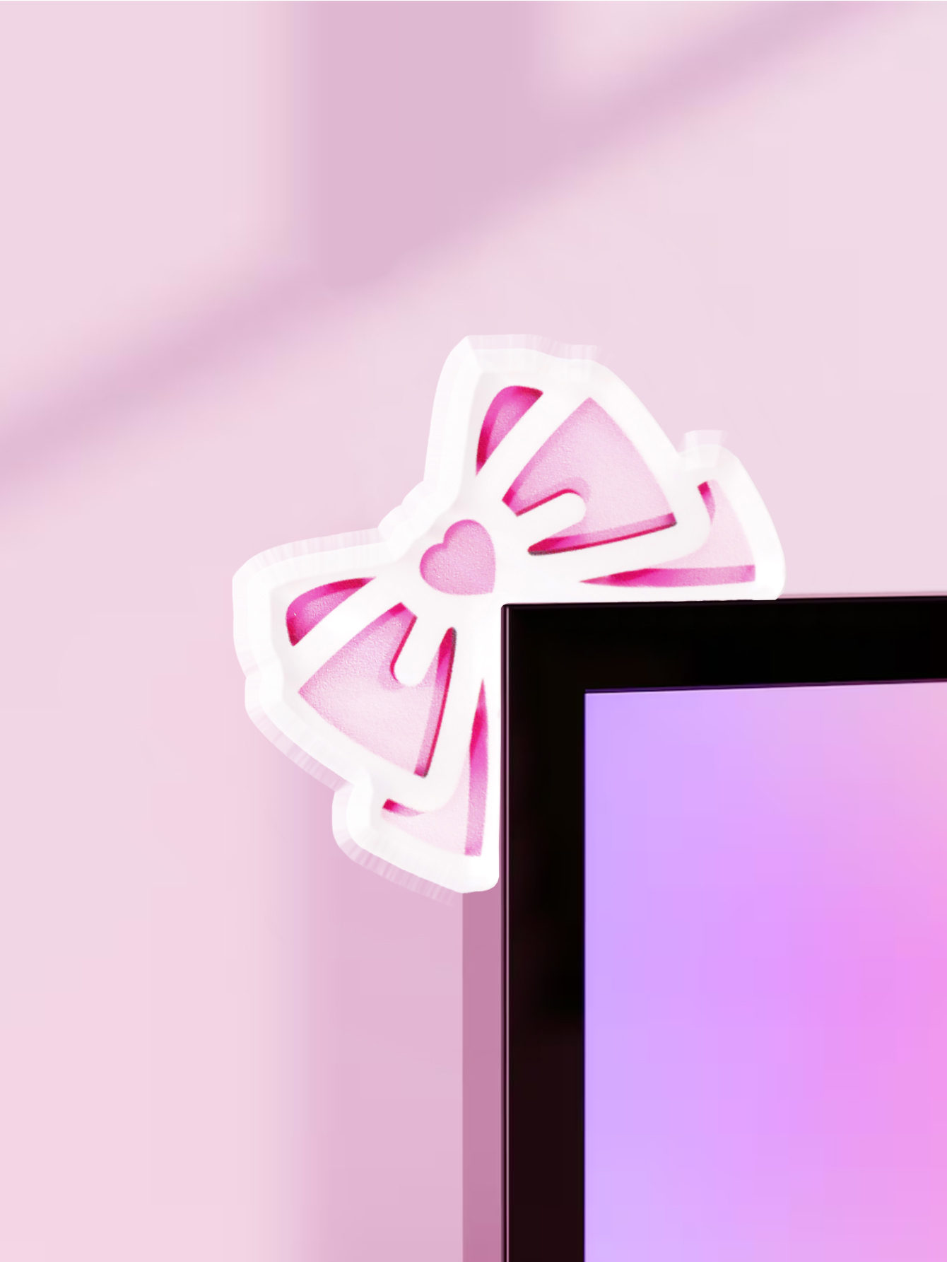 Gaming Accessories Monitor - Decoración de Monitor de arco Kawaii,