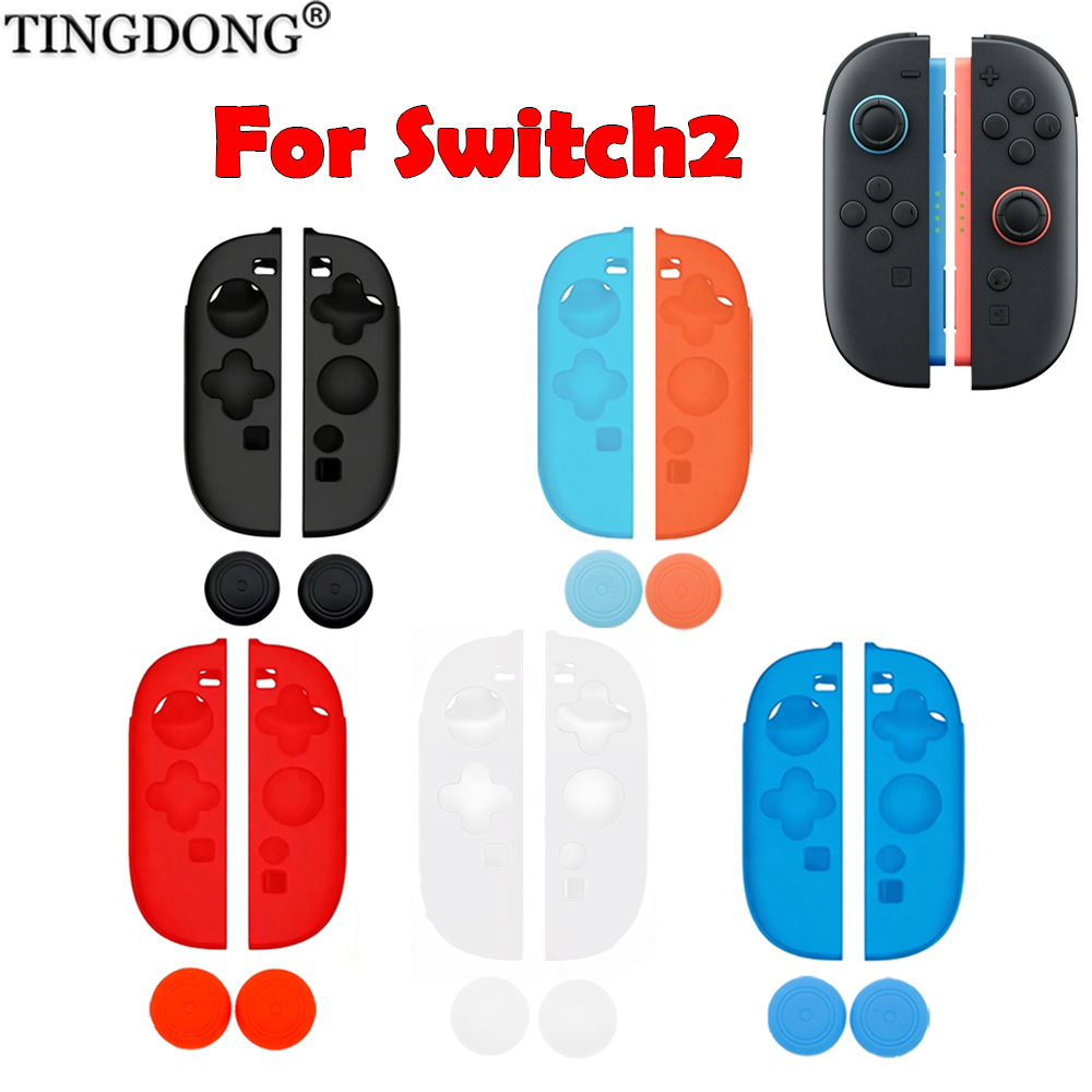 Gaming Kit Accessories Nintendo Switch - Funda Protectora de Silicona Antideslizante para