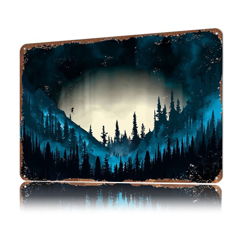 Póster Metálico de Esquí, Rega - Gaming Accessories Gifts For Men reseña y precio