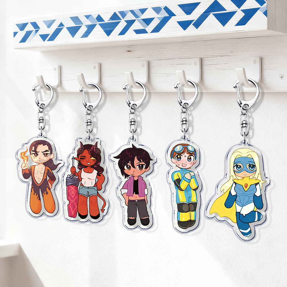Lindo llavero Chibi de dibujos - Gaming Accessories Gifts For Men reseña y precio