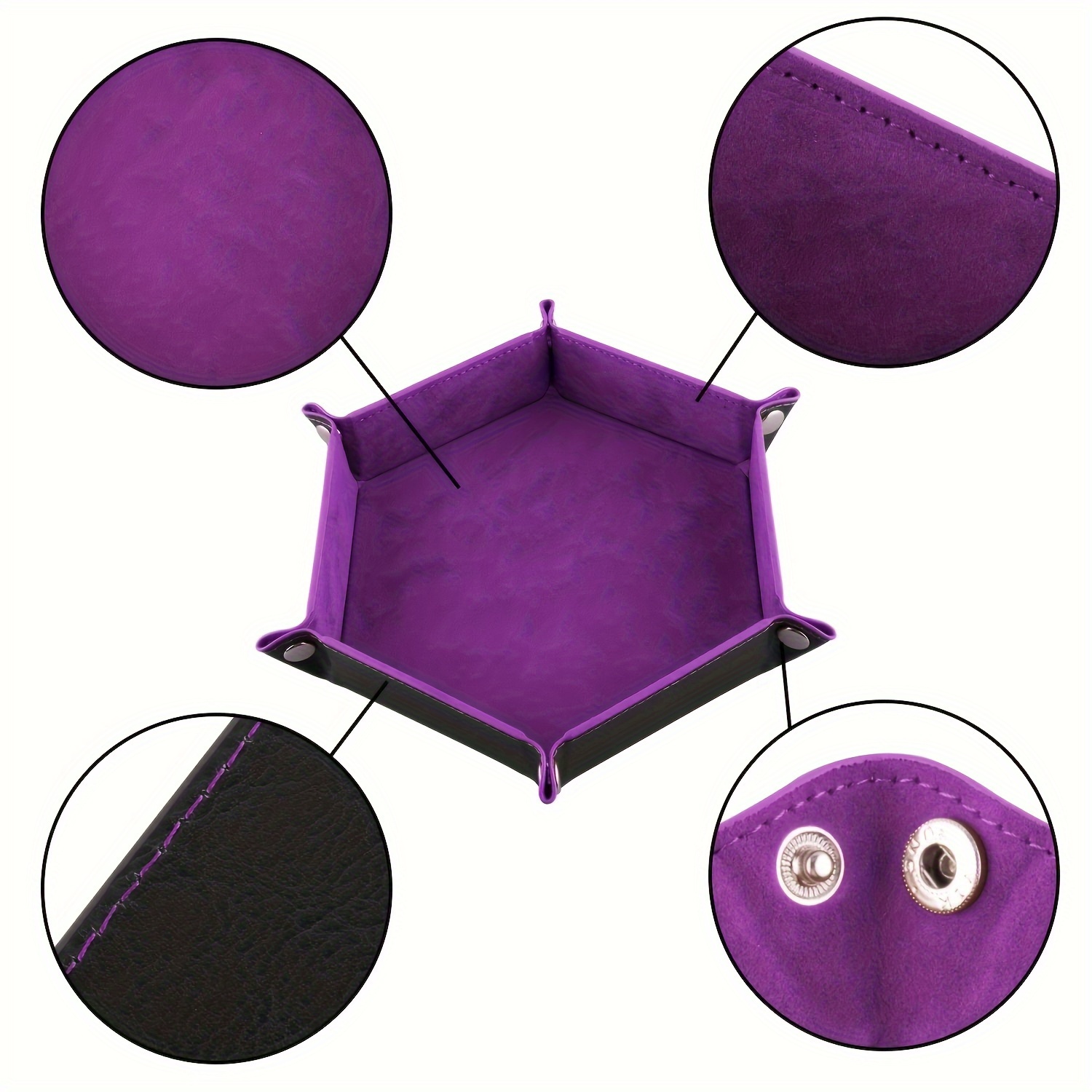 Bandeja de dados hexagonal clá - Essential Gaming Accessories reseña y precio