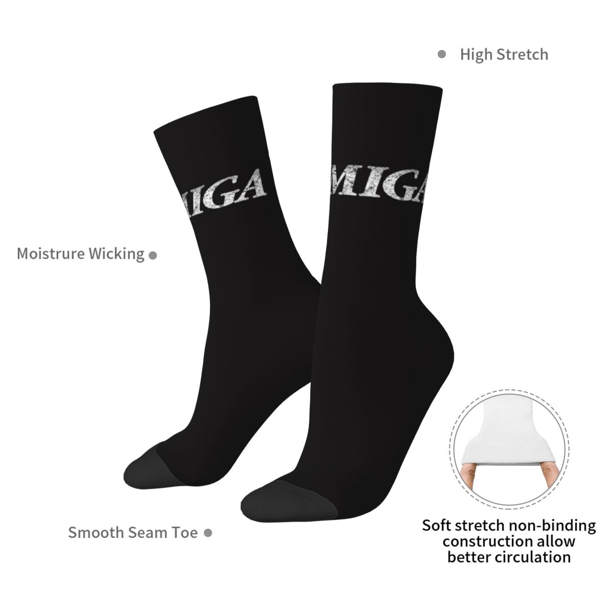 Amiga Gaming Calcetines Haraju - Youtube Gaming Accessories reseña y precio