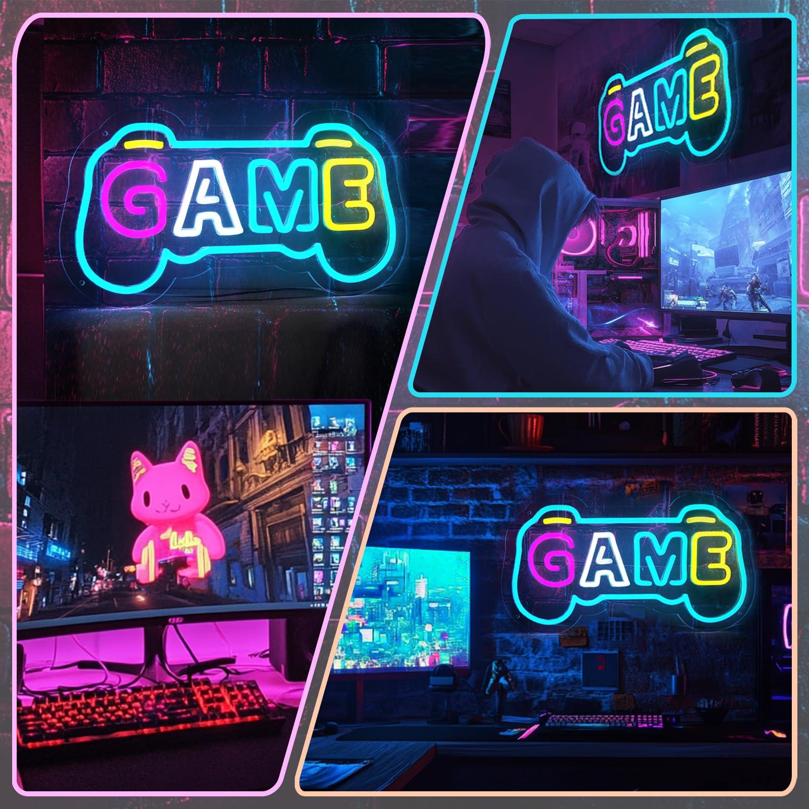 Letrero Luminoso LED USB con F - Gaming Accessories Gifts For Men reseña y precio