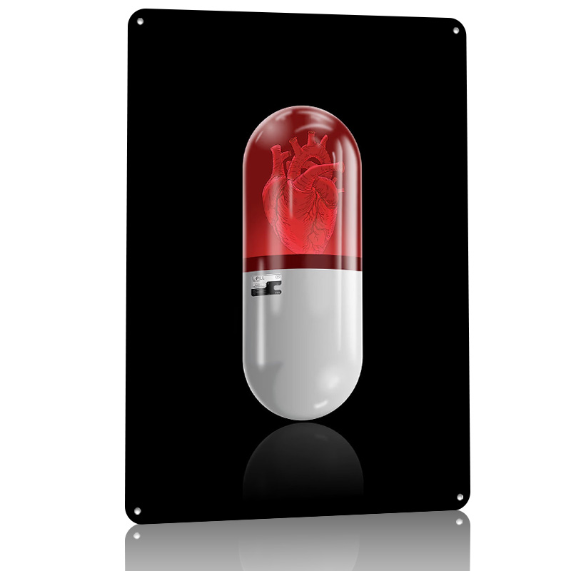 Póster L Pill Retro, Letreros  - Gaming Accessories Gifts For Men reseña y precio