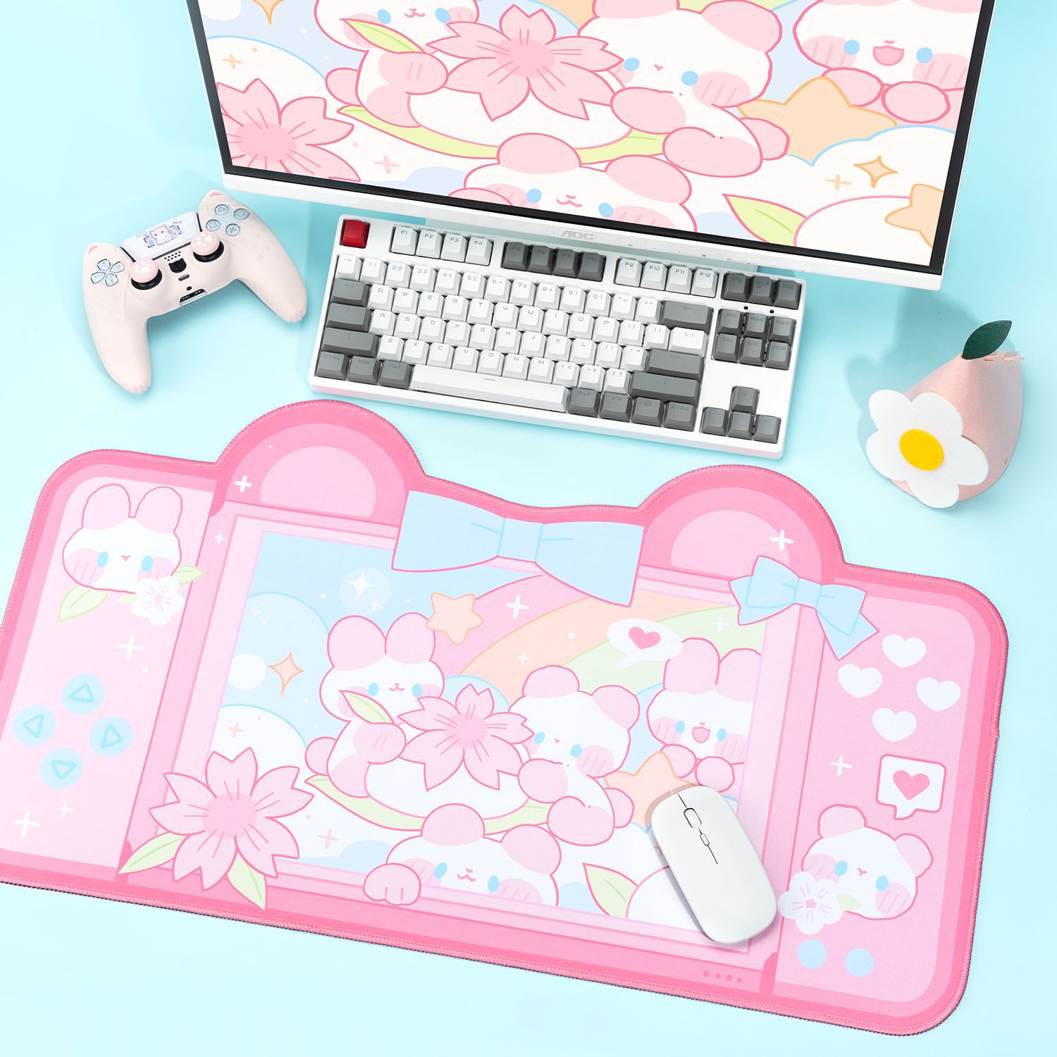 Alfombrilla de ratón Kawaii Ex - Gaming Accessories For Laptop reseña y precio