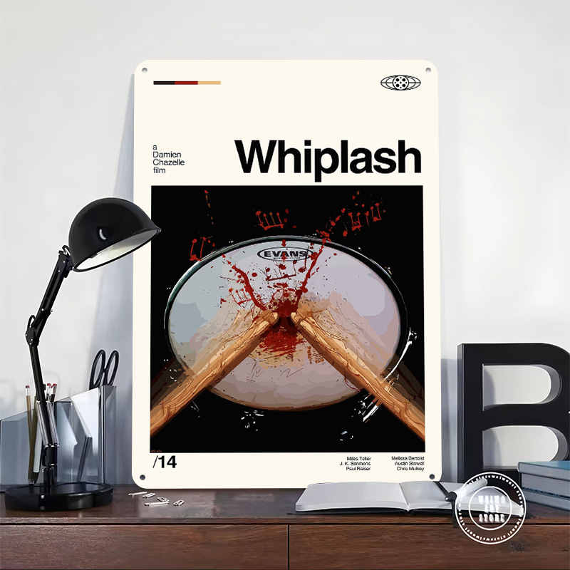 Póster Whiplash Retro, Letrero - Gaming Accessories Gifts For Men reseña y precio