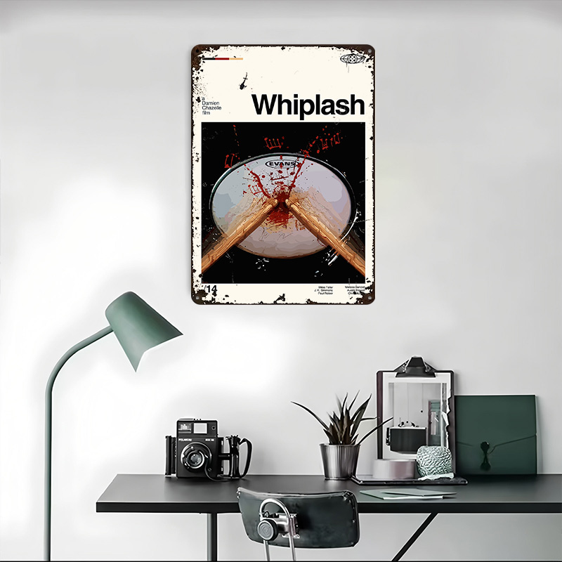 Póster Whiplash Retro, Letrero - Gaming Accessories Gifts For Men reseña y precio