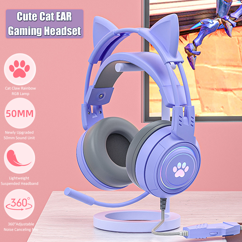 Auriculares con orejas de gato - Gaming Accessories Monitor reseña y precio