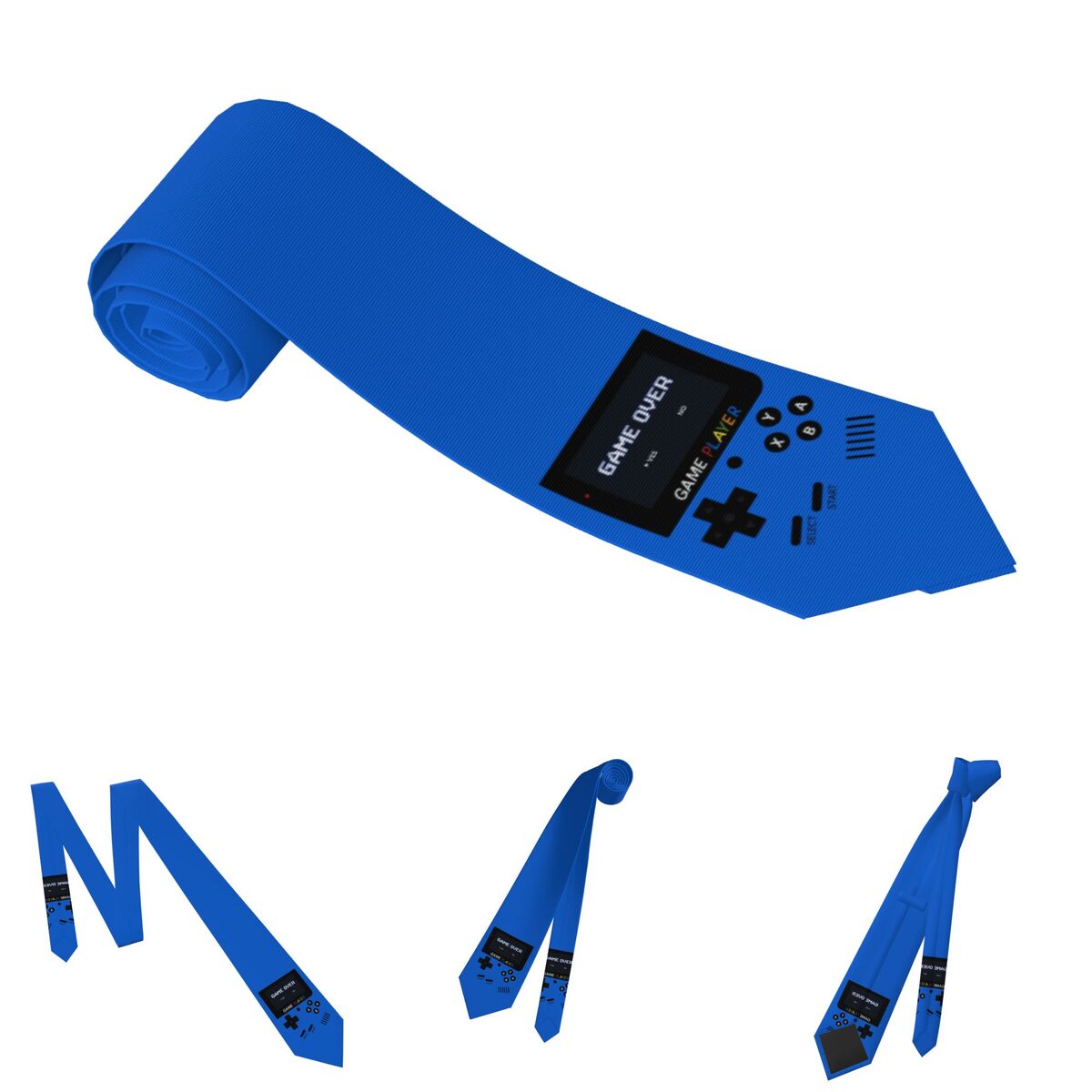 Corbatas con controlador de vi - Gaming Accessories Gifts For Men reseña y precio